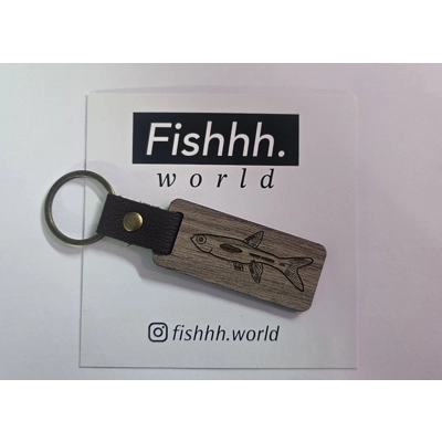 Rasbora wooden keyring