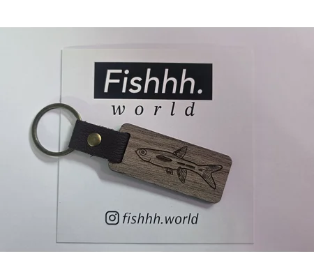 Rasbora wooden keyring