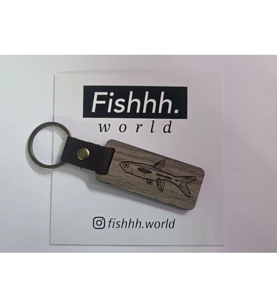 Rasbora wooden keyring