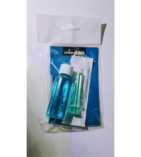 CO2 bubble counter fluid - 30 ml pink or blue