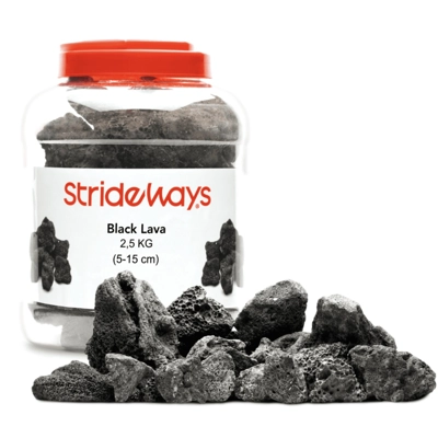 Strideways Black Lava Stone Bottle 2.5kg Strideways Black Lava Stone Bottle 2.5kg