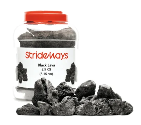 Strideways Black Lava Stone Bottle 2.5kg