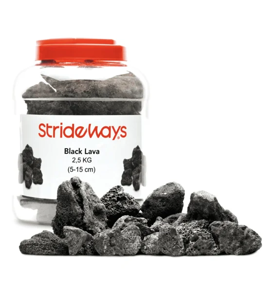 Strideways Black Lava Stone Bottle 2.5kg