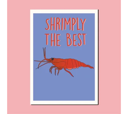 Shrimply the best greetings card
