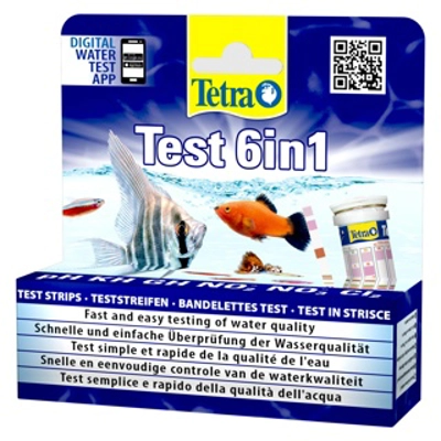 TETRA TEST 6 IN 1 TEST STRIP (25 STRIPS) TETRA TEST 6 IN 1 TEST STRIP (25 STRIPS)