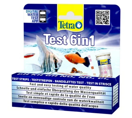 TETRA TEST 6 IN 1 TEST STRIP (25 STRIPS)