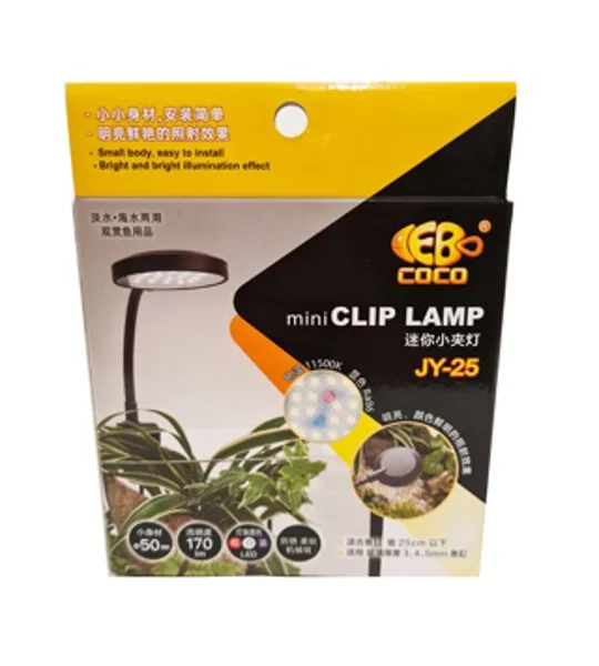 WHITE MINI CLIP LED WITH USB