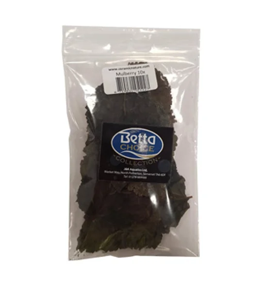 BETTA CHOICE MULBERRY LEAVES X 10