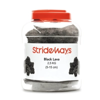 Strideways Black Lava Stone Bottle 2.5kg