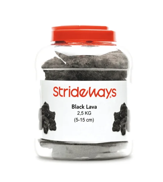 Strideways Black Lava Stone Bottle 2.5kg