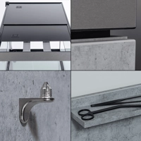 Fluval Siena 332 Aquarium Set concrete