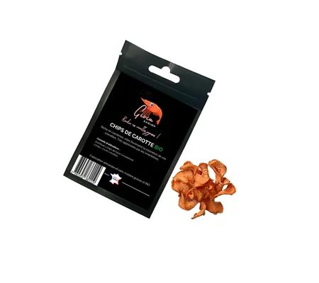 Organic carrot chips