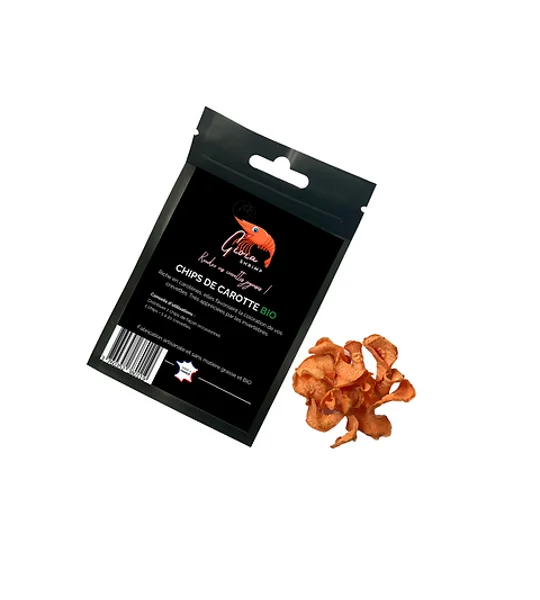 Organic carrot chips