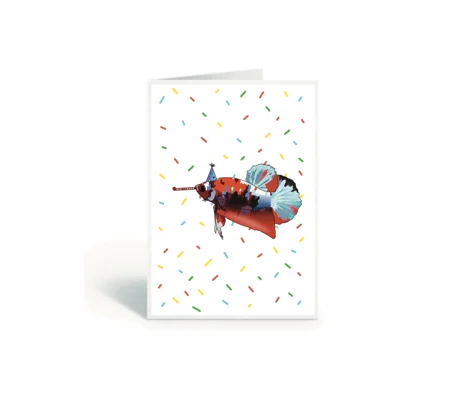 Betta greetings card