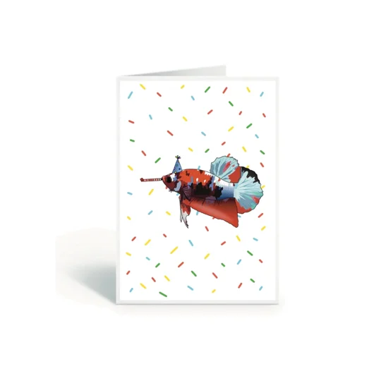 Betta greetings card