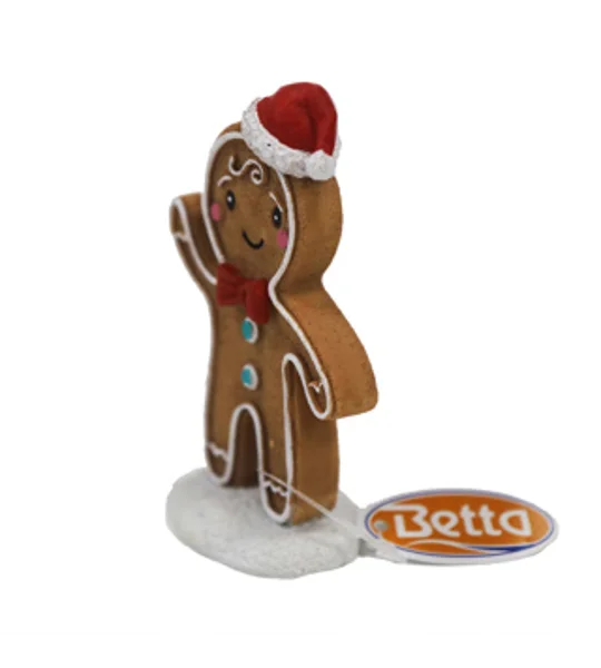 FESTIVE GINGERBREAD MAN ORNAMENT