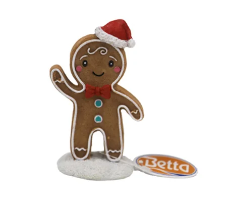FESTIVE GINGERBREAD MAN ORNAMENT