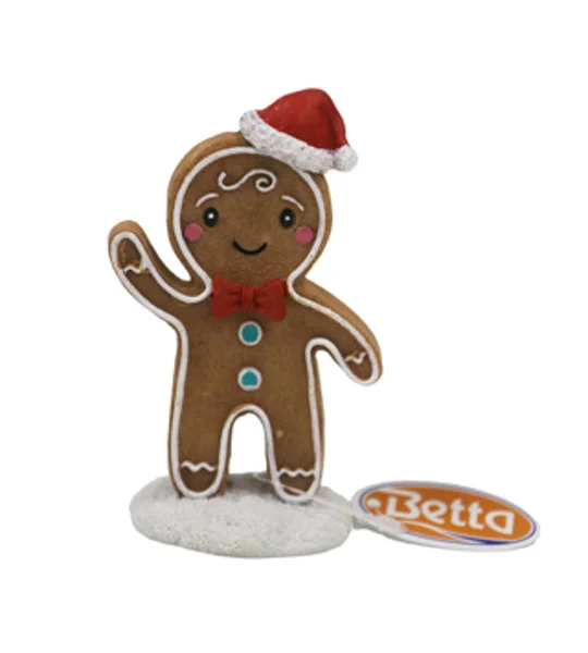 FESTIVE GINGERBREAD MAN ORNAMENT