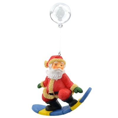 Floating Surfing Santa