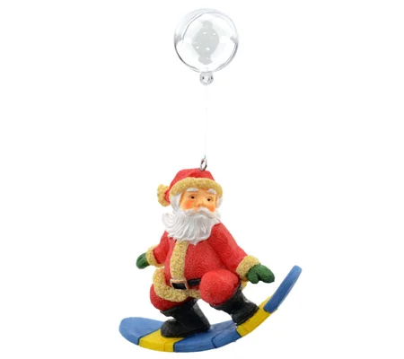 Floating Surfing Santa