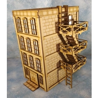 BUILDING 34 FOUR STOREY BRICK BUILDING WITH FIRE ESCAPE