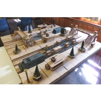 SCIFI TRAIN PLATFORM TABLE