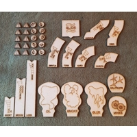 GASLANDS MDF TEMPLATE AND TOKEN SET