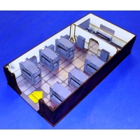 THE BARRACKS, A CORRIDOR ROOM SECTION