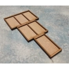 MOVEMENT TRAY, CAVALRY BASE, FLYING WEDGE 25x50mm ADAPTOR