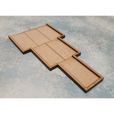 MOVEMENT TRAY CAVALRY BASE FLYING WEDGE 30x60mm