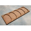 CAVALRY MOVEMENT TRAY ADAPTOR 35 x 60mm OVAL 5 MAN UNIT