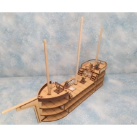 SAILING SHIP D&D 3D MAP