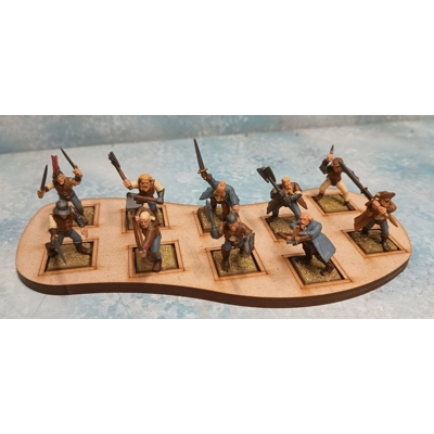 SKIRMISH MOVEMENT TRAY 20mm TO 25mm BASE SIZE 10 MAN