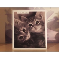 JUST FOR YOU CARD BLANK INSIDE FO..