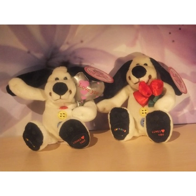 SMALL 'LOVE YOU' PLUSH DOG