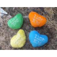 'I LUV YOU' HEART CAT TOY