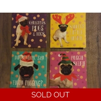 Pugs Christmas Small Cards pack o..