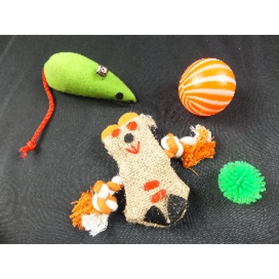 4 Piece Cat Toy Set 4 Piece Cat Toy Set