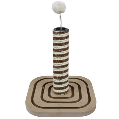 INTERACTIVE CAT PUZZLE TOY & SCRATCHER 'LACROIX'