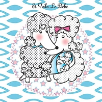 New Baby Pink or Blue 'Fifi & Fido'