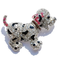 Dog Brooch 'Patch' Choice of Colo..