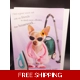 GREETINGS CARD WITH CHIHUAHUA BLANK INSIDE * ANY..