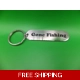 GONE FISHING * Large Keyring*