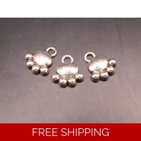 Tibetan Silver Paw Pendant / Char..