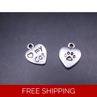 Heart Shaped Tibetan Silver *love..