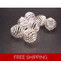 Silver Plated Spacer Beads Large ..