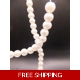 24 x Ivory Coloured Glass Pearls for Jewelry mak..