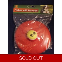 FRISBEE WITH BALL RED OR BLUE