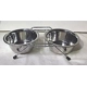 Stainless Steel Double Diner