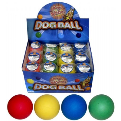 Blue rubber dog clearance ball